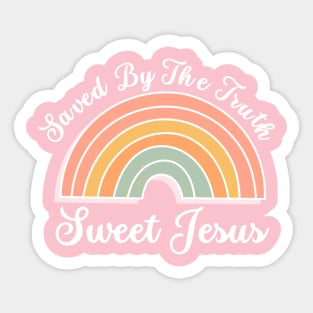 Jesus Is The Truth - Jesus Saves Sticker